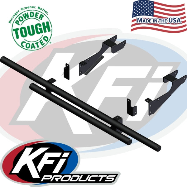 KFI 101850 Rear Bumper – Polaris Full‑Size Ranger 570 (Round Tube Cage) – Black Textured – Made in USA