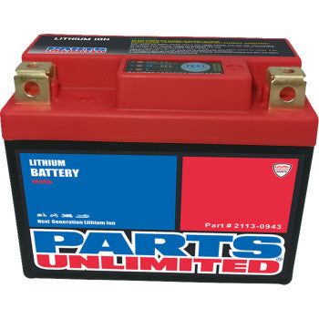 Parts Unlimited 2113-0943 Lithium LiFePO4 Battery LFP03-B – 170 CCA – Ultra Lightweight Off‑Road Motorcycle Battery