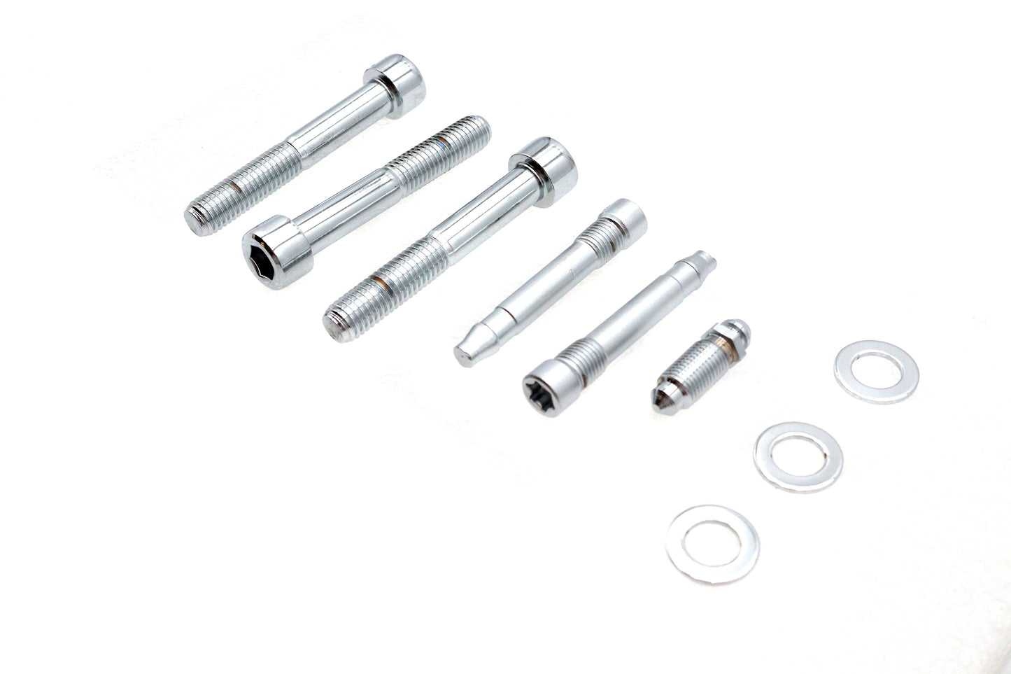Allen Mount Kit for Harley models Rear Brake Pad Pins Caliper Chrome