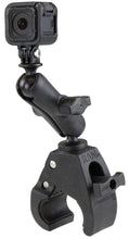 Load image into Gallery viewer, RAM® Tough-Claw™ Medium Clamp Mount with Universal Action Camera Adapter
