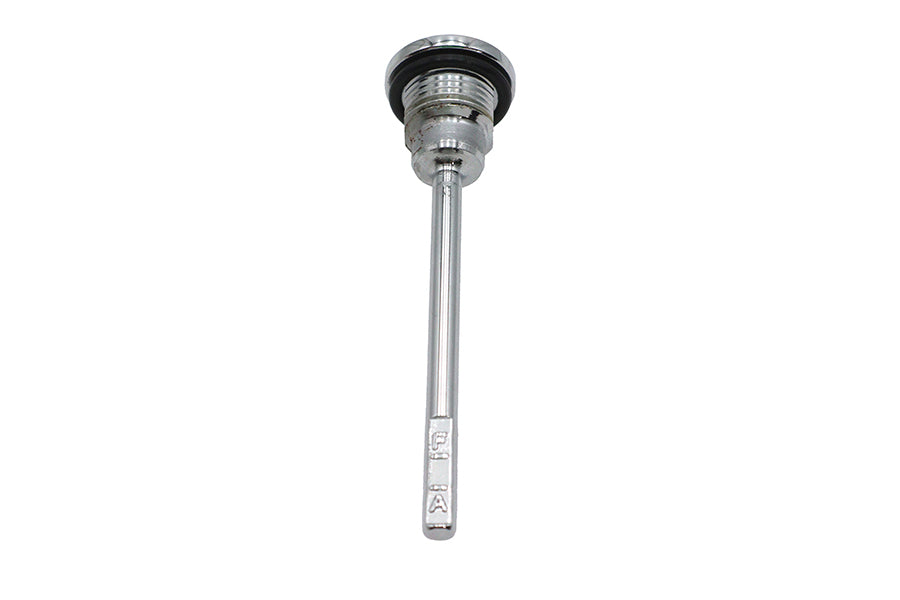 Chrome Allen‑Key Transmission Dipstick – Harley FXST/FXD/FLT/FLST 2006‑UP – Repl. OEM 37065‑06 – Made in Taiwan – Threaded O.D. .734" / Top O.D. .989"