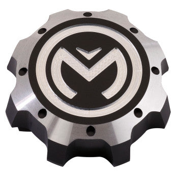 MOOSE OFFROAD 0703-0890 Fuel Tank Gas Cap with Gasket Seal Silver/Black fits Polaris Models