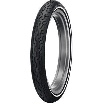 Dunlop D402 Front Tire MH90-21 54H Narrow Whitewall Harley-Davidson Touring Motorcycle Tire