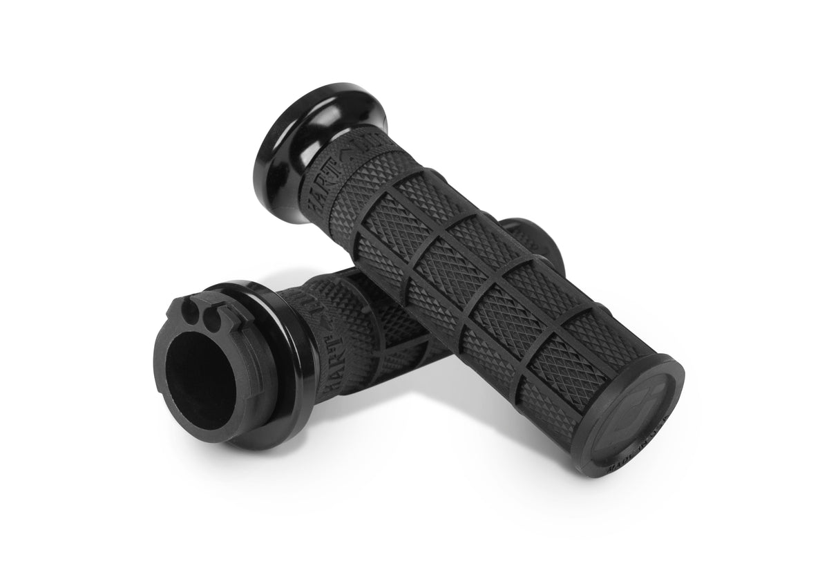 ODI HARLEY-DAVIDSON 1984+ CABLE: V-TWIN LOCK-ON™ HART-LUCK SIGNATURE FULL-WAFFLE GRIP SET