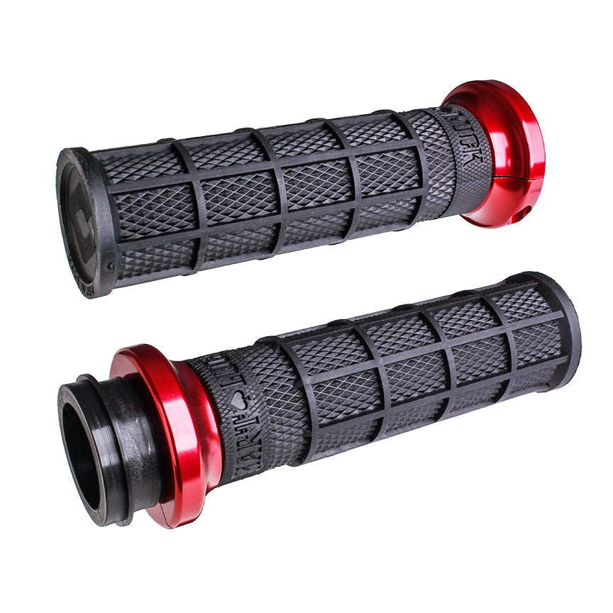 ODI HARLEY-DAVIDSON 1984+ CABLE: V-TWIN LOCK-ON™ HART-LUCK SIGNATURE FULL-WAFFLE GRIP SET