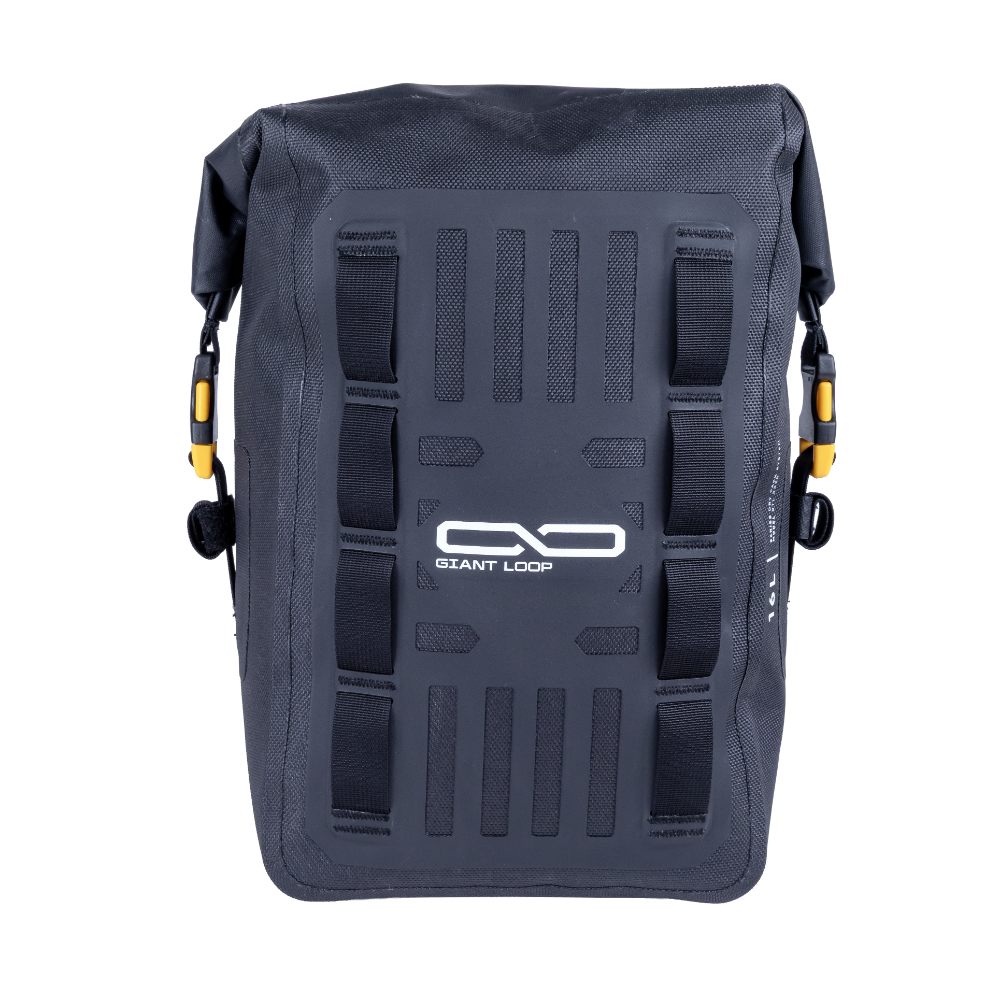 Giant Loop Revelstoke Dry Bag 16L – Waterproof Tail Bag – Black – ADV Dual Sport Motorcycle