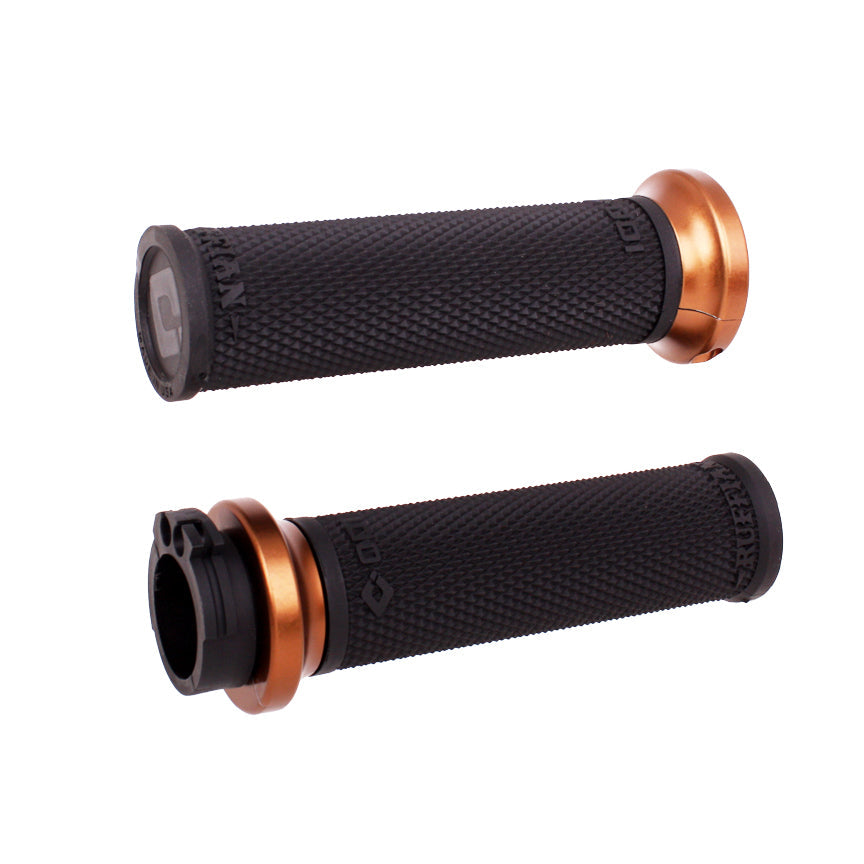 ODI HARLEY-DAVIDSON 1984+ CABLE: RUFFIAN V-TWIN LOCK-ON™ GRIP SET