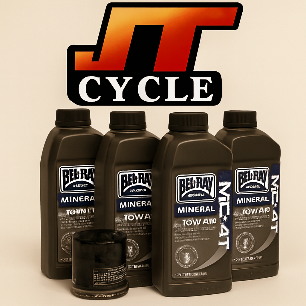 Kawasaki ZX7R ZX9R ZX10R Oil Change Kit – 1991–2022 – BelRay 10W‑40 + HiFlo Filter – USA Made