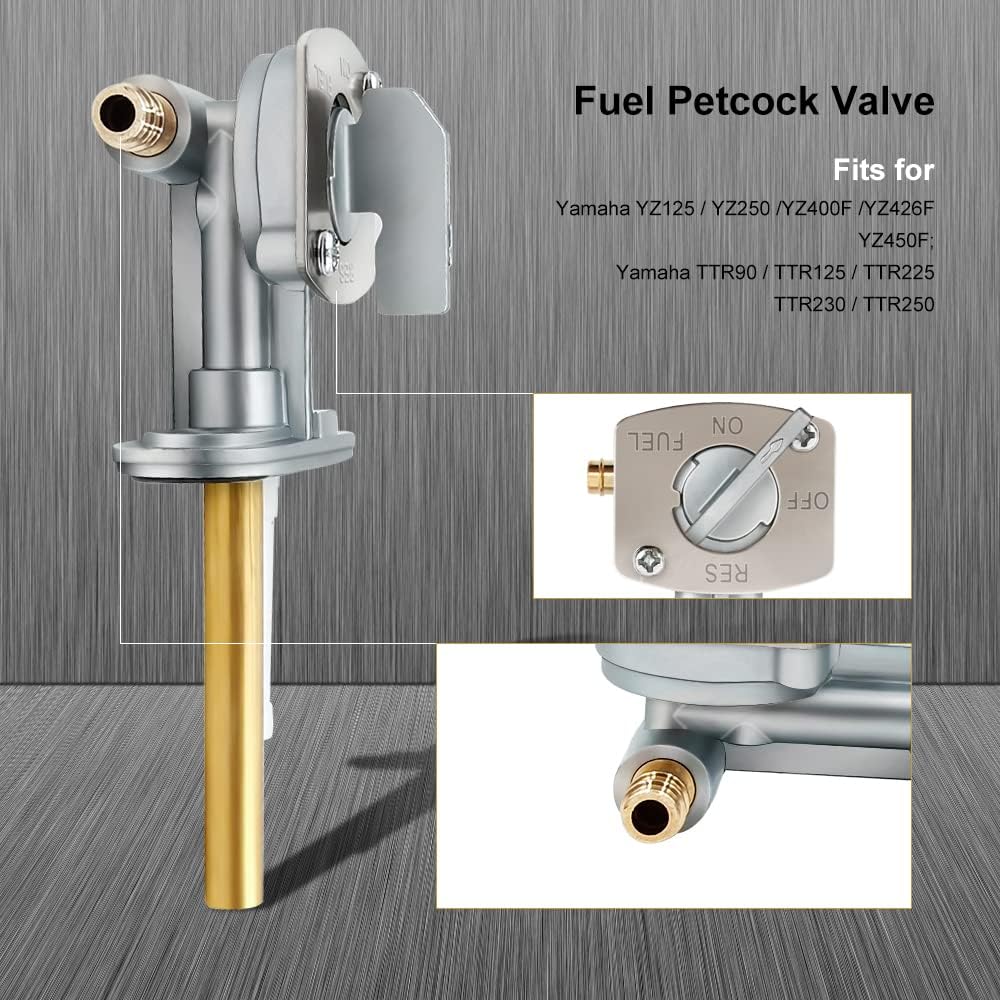 UNIVERSAL FUEL PETCOCK VALVE ON OFF RESERVE YAMAHA KAWASAKI SUZUKI