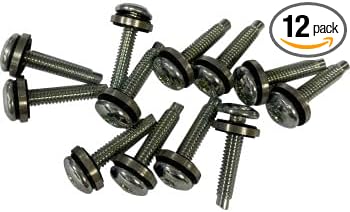 Fuel Pump Top Plate Hardware Screw Kit for Harley 2004-2017 Dyna replaces OEM# 1331 Torx - Button-Head with Seal Washer - 3/4"" - 12 Pack