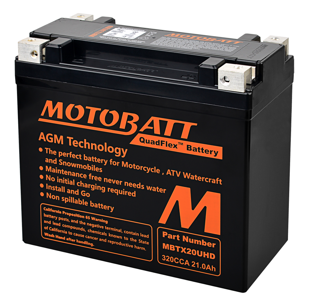 MOTOBATT BATTERY MBTX20U(HD) SEALED FACTORY ACTIVATED Replaces # 12N16-3A 12N16-3B 12N16-4A 12N16-4B YB16A YB16A2 YB16L-A YB16L-A2 YB16-B YB16-B2 YB16LB2 SYB16L-B YB16-B-CX YB16C-B YB16CL-B YB16HL-A-CX YB16L-B