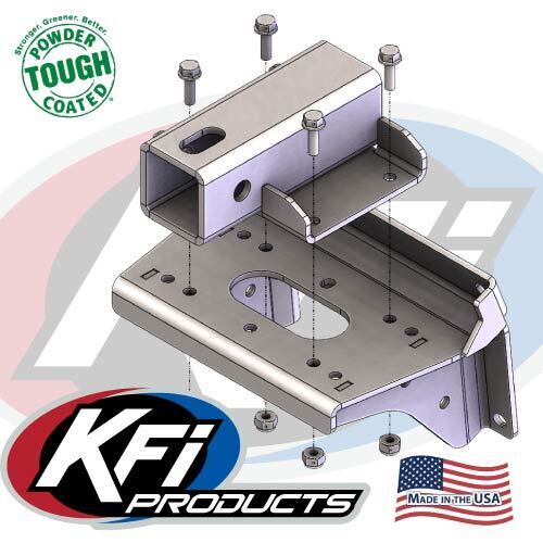 KFI 101240 ATV/UTV Universal Receiver Tow Hitch 2"