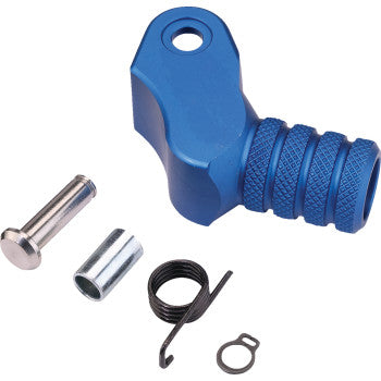 MOOSE OFFROAD Knurled Shifter Tip Knurled Shift Lever Tip - 20 mm - Blue for Moose / Hammerhead Shifters