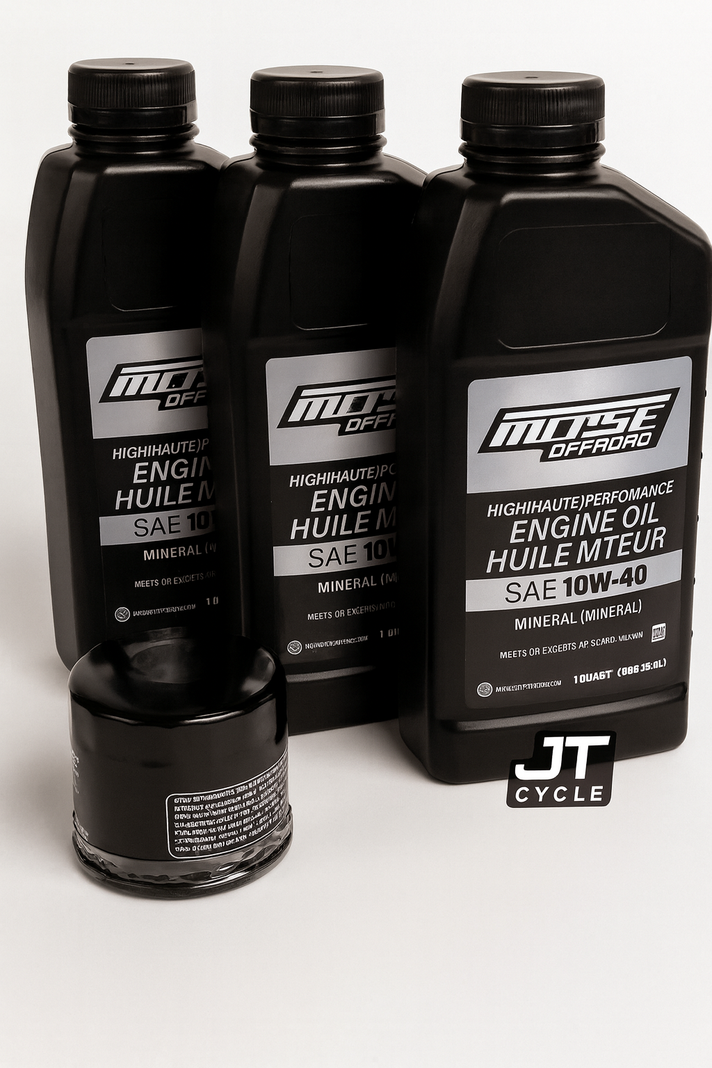 Kawasaki Mule Pro FX Oil Change Kit Moose Offroad 10W‑40 + OEM Filter KAF820 (2.5 Qt
