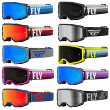 Load image into Gallery viewer, Fly Racing Zone Goggles Mirrored Anti- Scratch, Anti-Fog Lens for ATV DirtBike Offroad Snow
