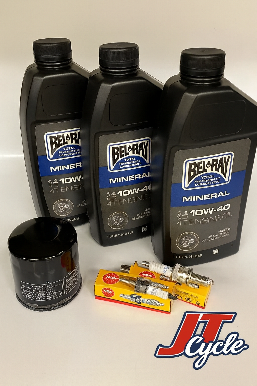 Honda VT600C / VT600CD Shadow (1988–2007) – Oil Change & Tune‑Up Kit | Bel‑Ray + NGK | Made in USA