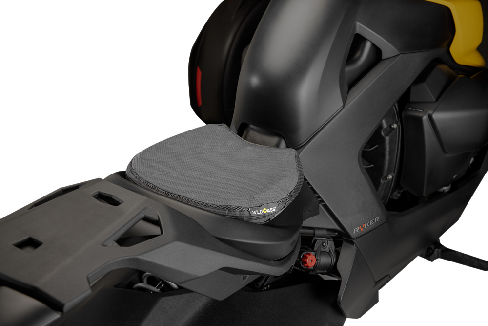 WILD ASS MOTORCYCLE CRUISER HARLEY AIR SEAT CUSHION PAD SADDLE LITE BLACK