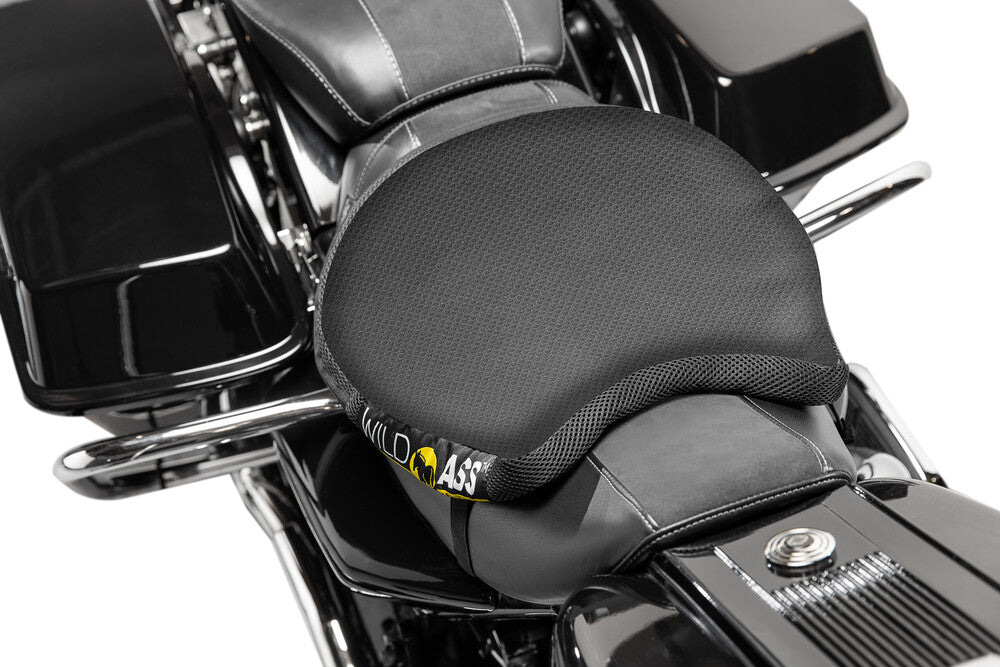 WILD ASS MOTORCYCLE CRUISER HARLEY AIR SEAT CUSHION PAD SMART LITE BLACK