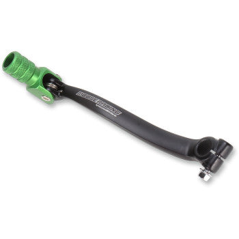 Hammerhead Green Premium Forged Shift Lever (Offset tip options): compatible with Kawasaki KX250F (2009-Current) 11-0346-02-30