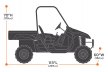 Classic Accessories Quadgear UTV Deluxe Heavy Duty Trailerable Storage Cover Fits Mid-Size - 2 PASSENGER UTVs up to 113"L 60"W 70"H - JT Cycle & ATV