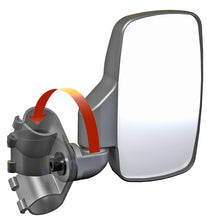 Load image into Gallery viewer, Seizmik # 18080 UTV Side View Mirror (Pair – ABS) – 1.75″ Round Tube - JT Cycle &amp; ATV
