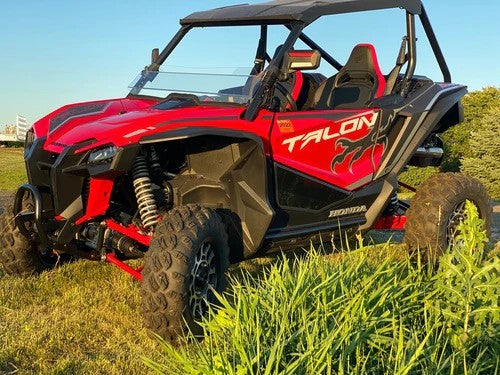 Spike Power Sports Honda Talon Lower Door Inserts Dark Tinted - JT Cycle & ATV
