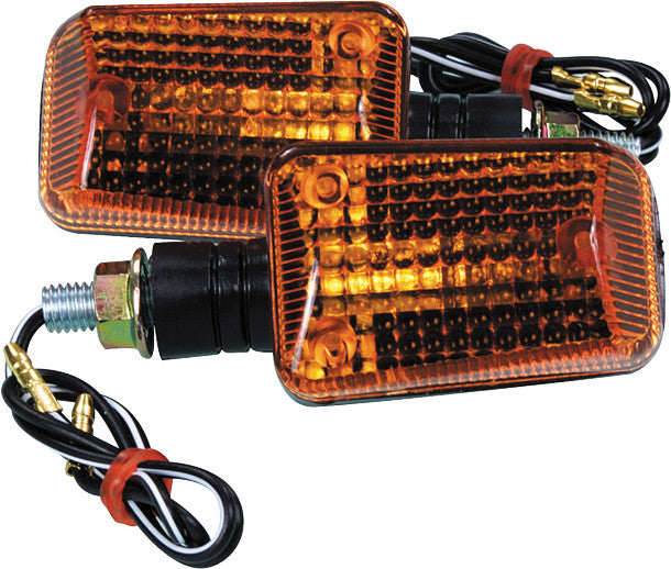 FIRE POWER MINI MOTORCYCLE MARKER LIGHT KIT BLACK