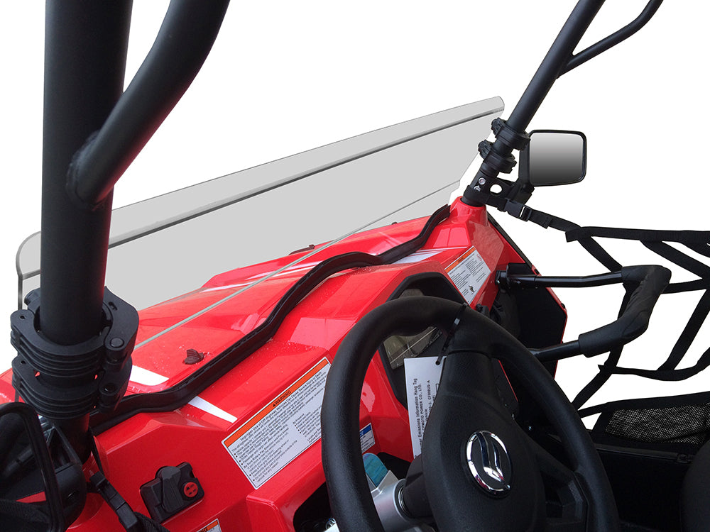 Spike Powersports CF Moto Z-Force Short Scratch Resistant Windshield