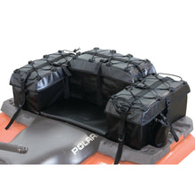 Load image into Gallery viewer, Atv Tek Pro Arch Series™ Padded Bottom Rear Seat ATV Cargo Storage Bag Steel Frame Black
