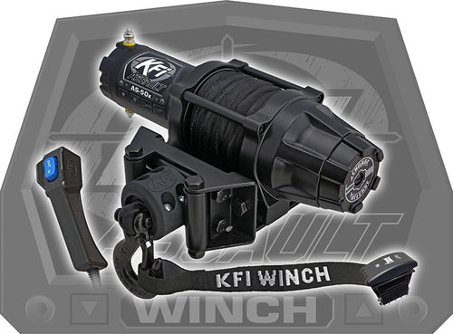 KFI AS-50X 5000 lb Assault Winch ATV UTV - JT Cycle & ATV