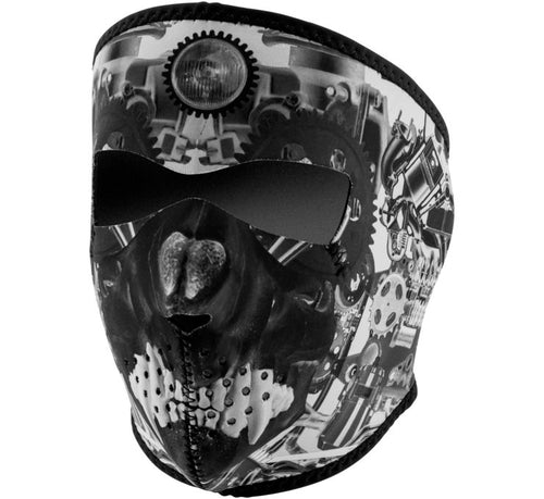 Zan Headgear WNFM110 Neoprene Full-Face Mask Sprocket Skull - JT Cycle & ATV