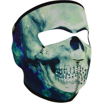 Zan Headgear WNFM414 Neoprene Full-Face Mask Paint Skull - JT Cycle & ATV