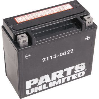 PARTS UNLIMITED BATTERIES 2113-0022 AGM Maintenance-Free Battery  YTX20HL-BS .948 L - JT Cycle & ATV