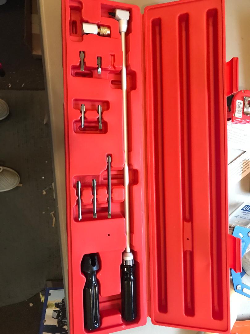 Armortech 90 degree Hex Driver Tool Carb Adjusting Adjustment 1/4" w/ Bits