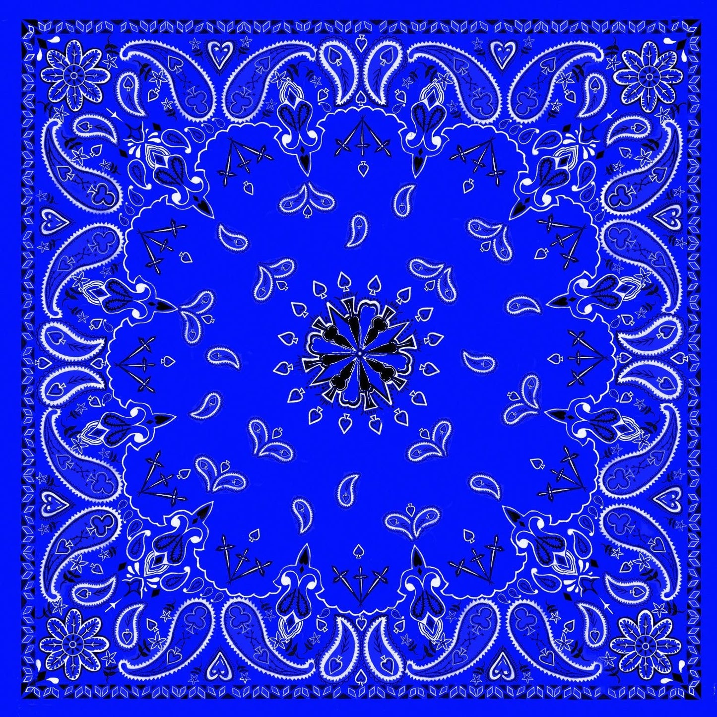 Zan Headgear Premium Bandanna, 100% Cotton - JT Cycle & ATV