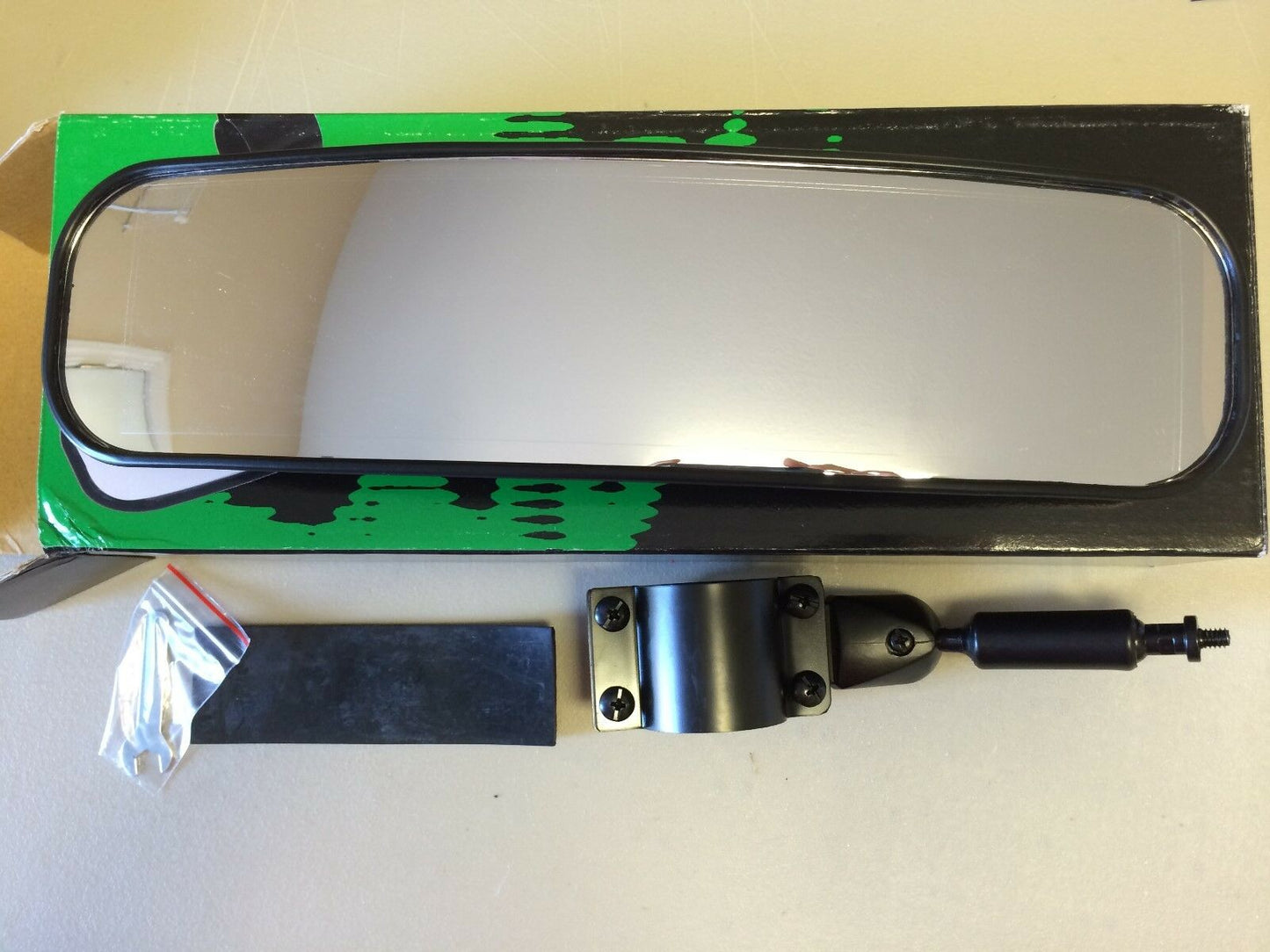 POLARIS RANGER ROUND TUBE ROLLCAGE 400 500 570 700 800 EXTRA WIDE UTV REAR VIEW MIRROR