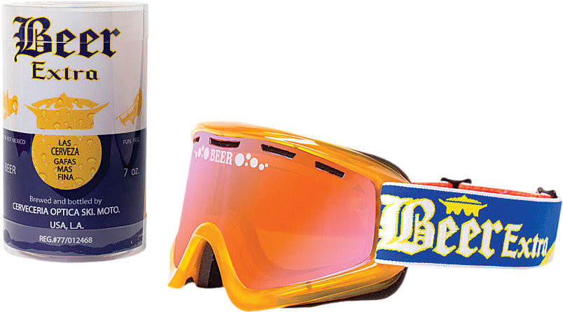 Beer Optics Cold Beer Goggles Mirror Lens ATV MX Off Road - JT Cycle & ATV