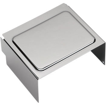 DRAG SPECIALTIES Battery Cover Raised - Chrome Harley Davidson
