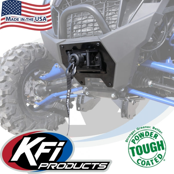 KFI #101790 Polaris RZR Pro XP Winch Mount - JT Cycle & ATV