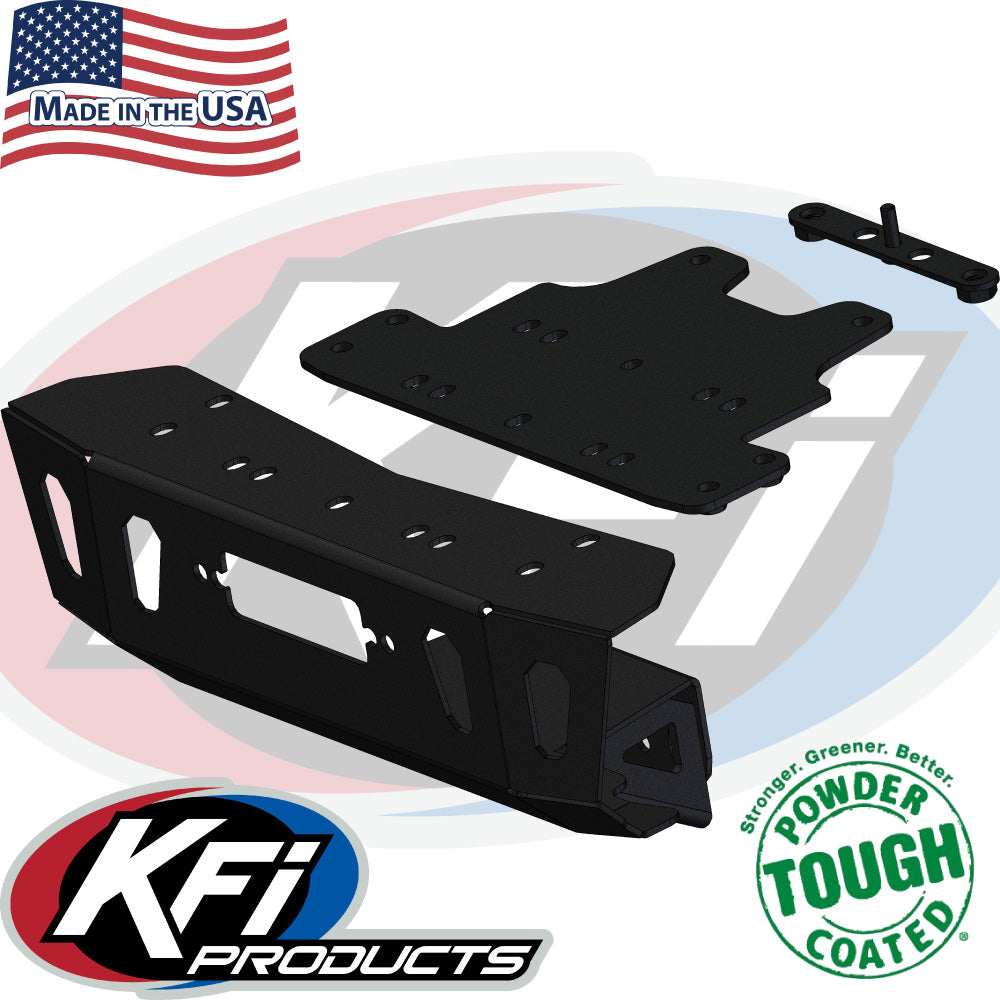 KFI #101890 Polaris Turbo RZR XP S Winch Mount - JT Cycle & ATV