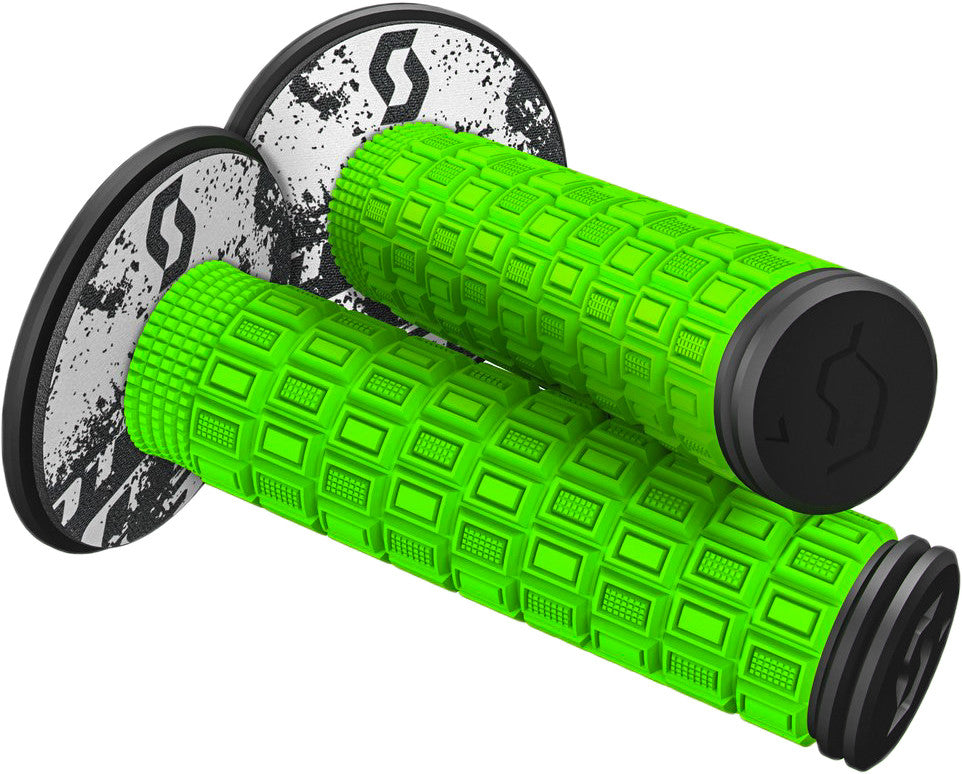 Scott Mellow Pillow Top Grips MX Motocross Dirtbike With Grip Donuts
