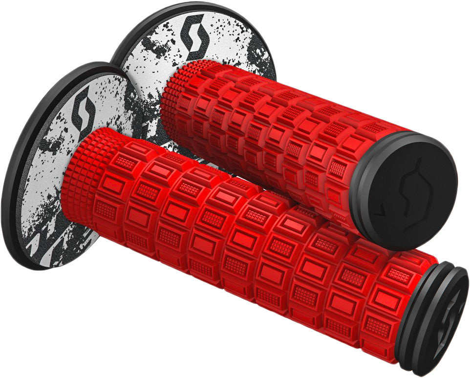 Scott Mellow Pillow Top Grips MX Motocross Dirtbike With Grip Donuts
