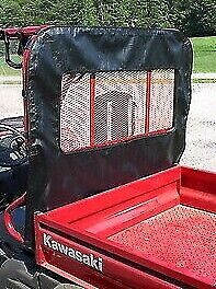 Kawasaki Mule 600 / 610 Rear Vinyl Windshield Cab Back Dust Stopper Panel KAF400