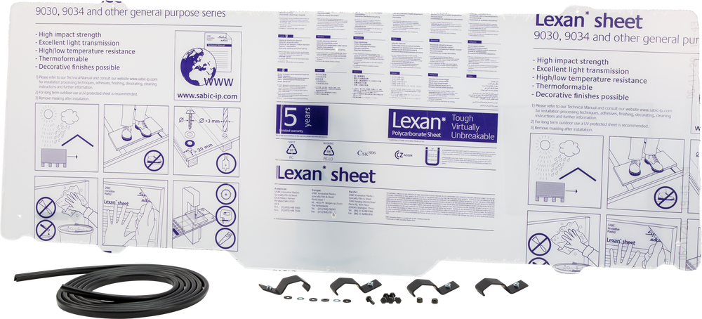 Moose Utility Division # 0521-1722 Rear Windshield Cab Back Dustopper Panel for Polaris Ranger XP900 Pro Fit