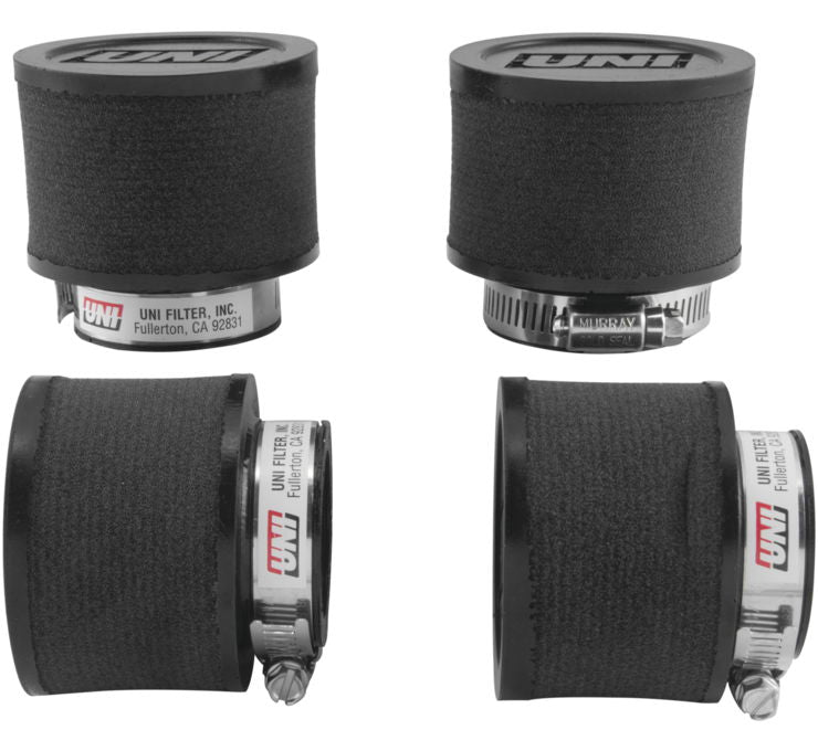 UNI High Flow Foam Air Filter Made in USA 38mm Pod set of 4 fit Honda CB500 CB550 CB750 PK3