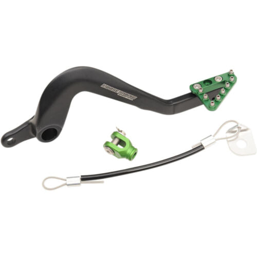 Moose by Hammerhead Forged Rear Brake Pedal with Tip options compatible with Kawasaki KX100/KX85/KX65 #12-0343-21-33