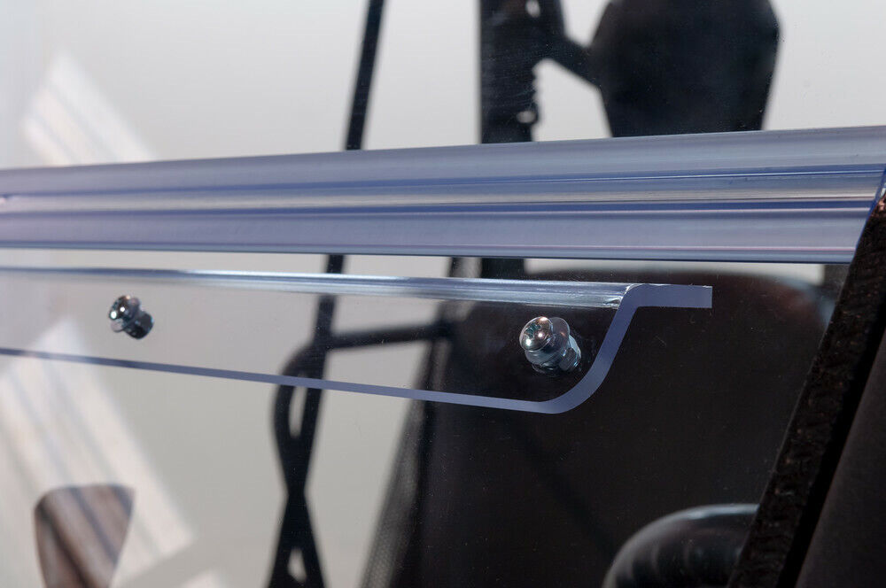 Can-Am Defender HD5 HD8 HD10 Full Front Folding Windshield 2016-2023 Seizmik Hardcoated Scratch Resistant