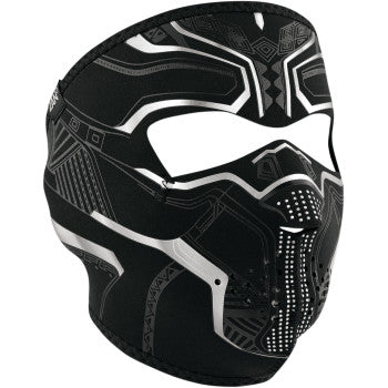 ZAN Headgear Neoprene Full Face Mask Windproof Adult One Size Nylon Bound Edges Hook Loop Closure Helmet Compatible Adventure Street Off Road Choose Design