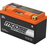 Moose Offroad HUT9B‑FP Lithium LiFePO4 lightweight 210A CCA ATV street motorcycle battery