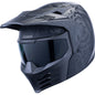 ICON Elsinore Darkgard Black 3XL Open‑Face Motorcycle Helmet with Modular Face Mask